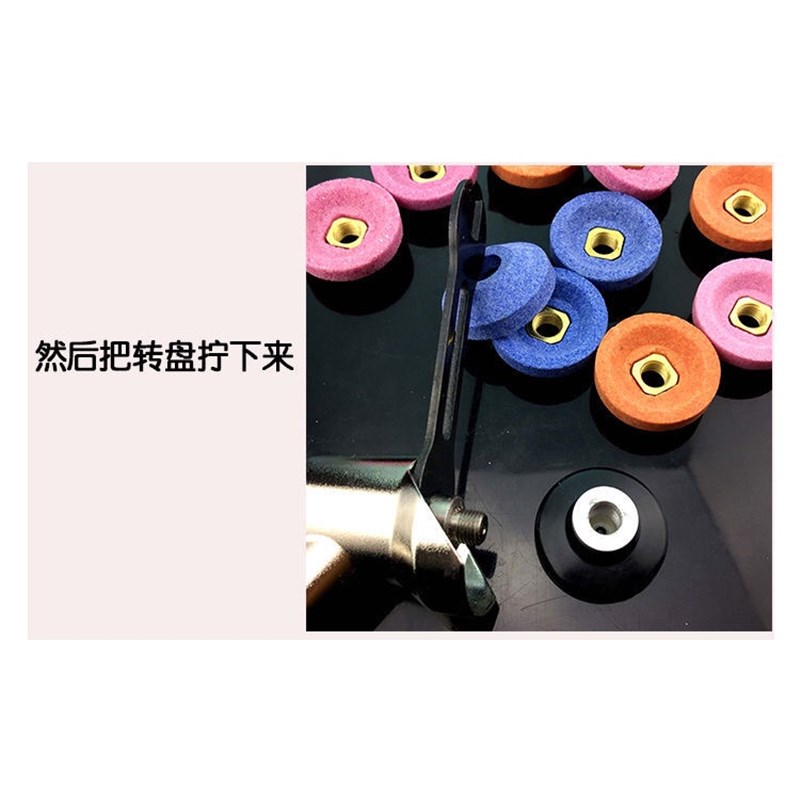 背胶砂纸片自粘打磨沙纸气动弯头打磨机圆形抛光片弯头碗型小砂轮