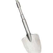 小电镐铲子六角柄加宽凿子铲土挖沟打洞铲尖铲桃心铲铲头