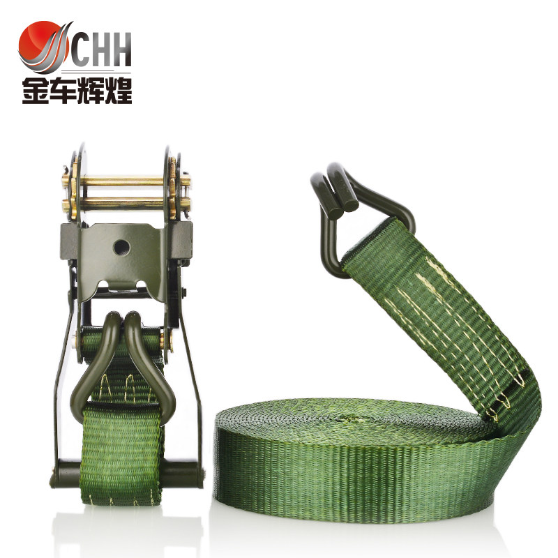 货物捆绑带捆绑器军绿色货车紧绳器拉紧器收紧器捆货绳子汽车绑带