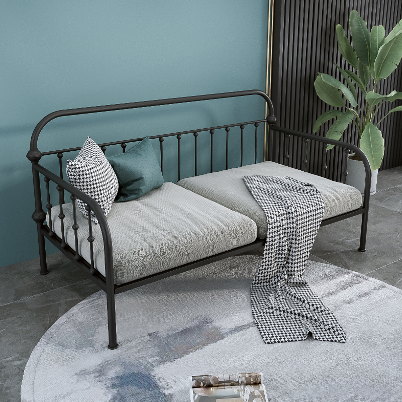 欧式铁艺沙发床公床客厅卧室沙发坐椅一体两用儿童拼接床单人床