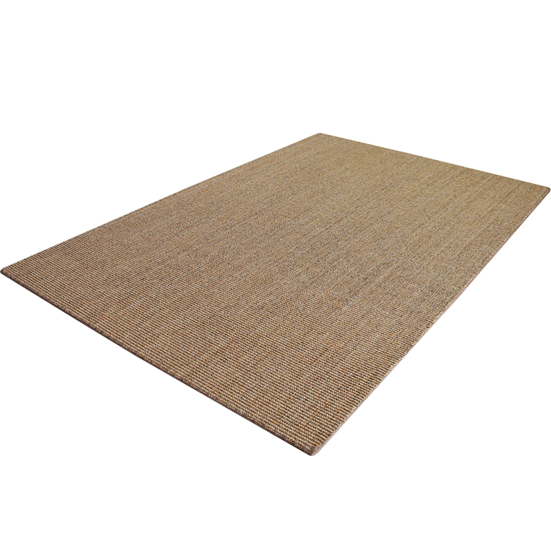 塞尚手工缝边剑麻地毯地垫客厅茶几书房玄关现代麻编门垫定制