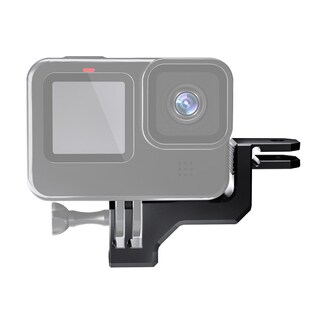 适用gopro10/11/12/13竖拍支架转接头铝合金运动相机三脚架转换座