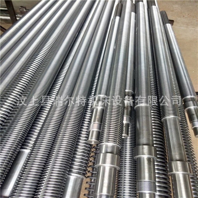 山东厂家专业加工定制45#钢高精度梯形螺纹丝杆 螺杆 直径均可