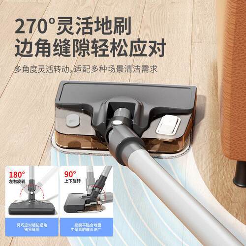 新款吸尘器家用大吸力小型手持吸拖一体机大功率除猫毛无线吸尘机