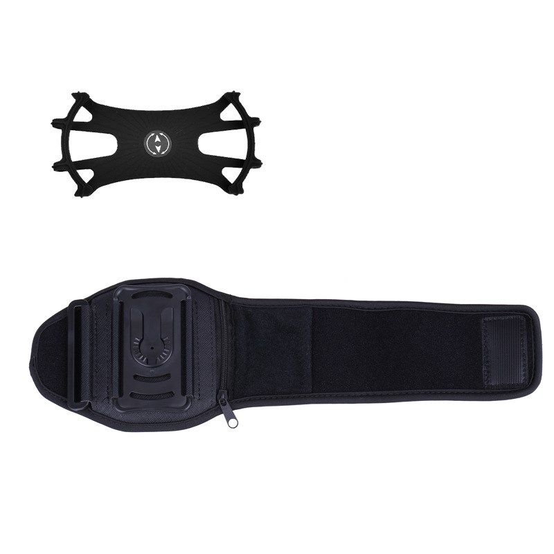 升级版拉链口袋可拆卸旋转臂腕带运动跑步骑行手机套手机袋臂包