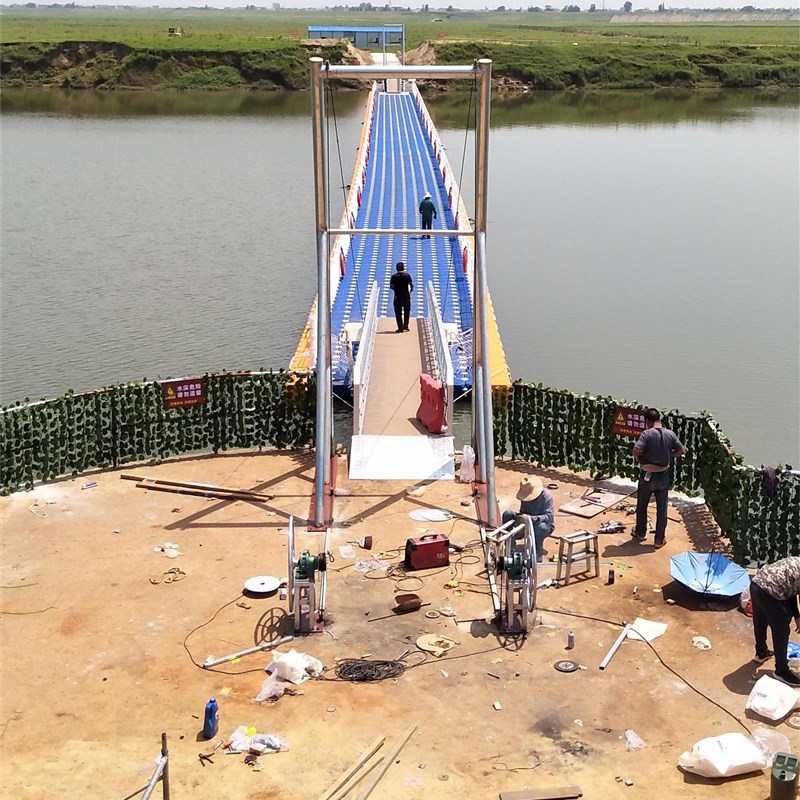 出售水上活动舞台高承重力简单拼装水上运动发布会浮筒平台搭建