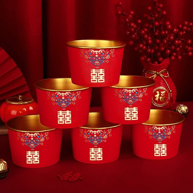 一次性碗结婚碗筷套装纸碗加厚喜碗婚宴婚礼餐具纸杯婚庆用品,节庆用品/礼品,婚房装扮用品,淘宝优惠券,粉丝福利购,淘宝优惠卷