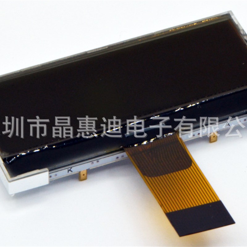 LCD点阵 2寸液晶显示屏 19264 黑底白字 负显 COG模组 厂家