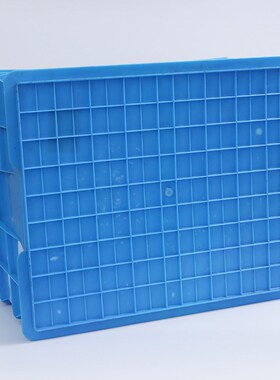 加大560蓝色塑料胶框 周转箱 抗压耐摔注塑加厚工业收纳箱