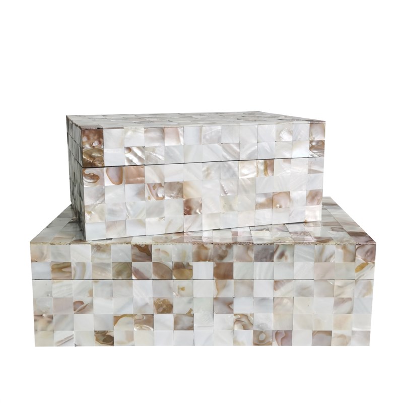 素泊天然彩贝壳首饰收纳盒工艺品创意样板间摆件桌面装饰品珠宝盒