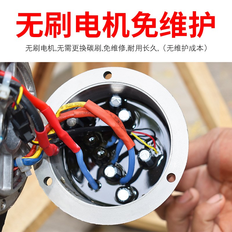 珀尔48Vvpm300型号无刷电动推进器船外机橡皮艇马达钓鱼船外挂机