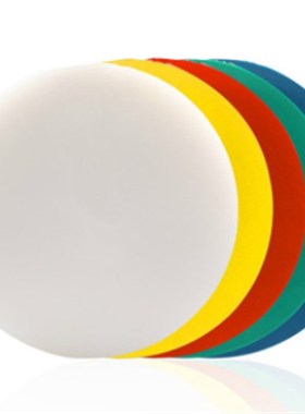 HT  45*10cm   圆形塑粘板  黄色   弘毅  足尺