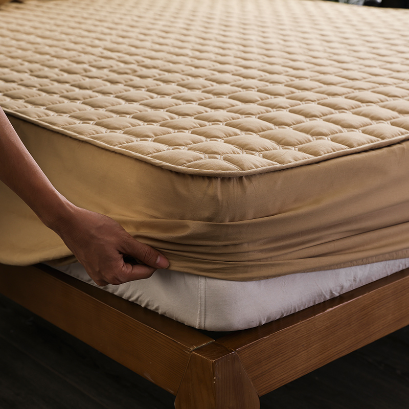床笠单件席梦思保护套全棉床笠防尘床垫罩防滑P固定夹棉加厚保护