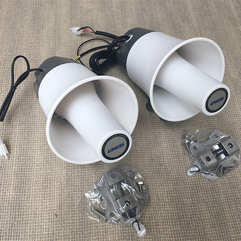 治安巡逻巡防公务摩托车电动车喇叭喊话喇叭扬声器配件主副喇叭