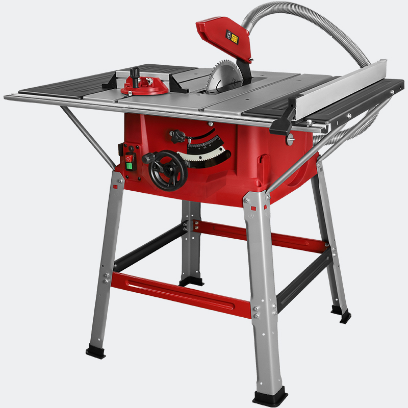10寸木工推台锯 多功能电圆锯切割机电动工具精密裁板地板无尘锯