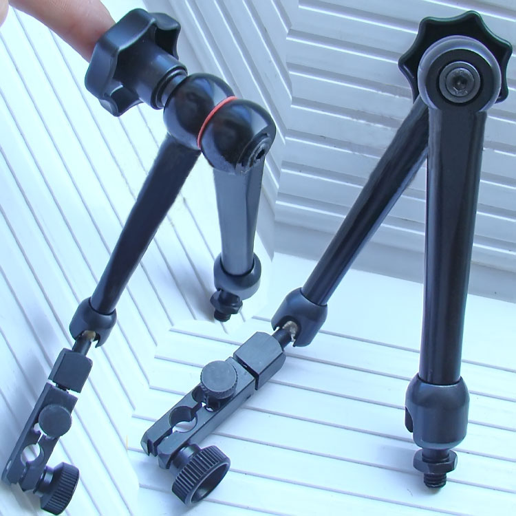 西林 磁性表座 万向杆 万向节杆全长10mm 万向调节杆 支架 表杆