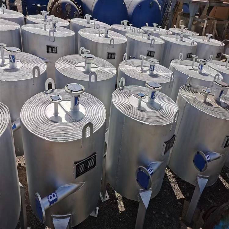 不锈钢螺旋板式换热器 30平方60平方换热器 列管式冷凝器评估