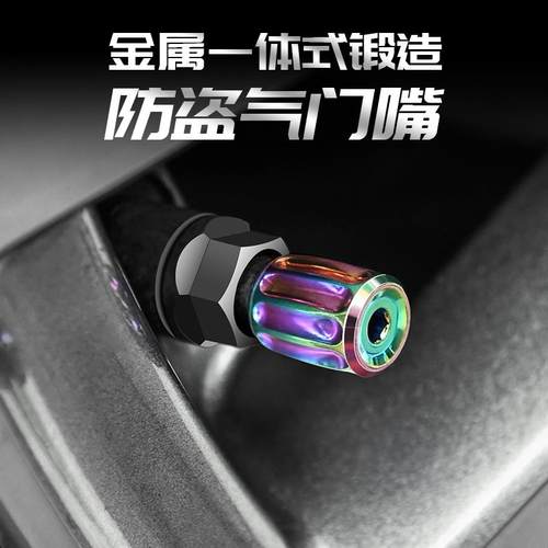 汽车轮胎防盗气门嘴帽金属气门芯盖摩托电动车通用装饰盖防放气帽