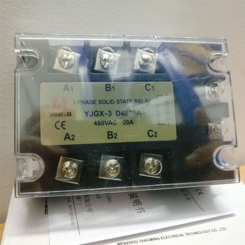 阳继YANGJI 三相交流固态继电器 YJGX-3 D4820A (20A 480V)