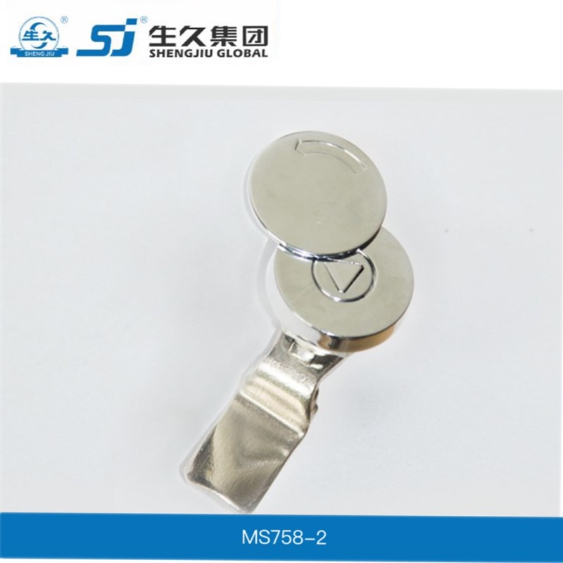 上海生久柜锁SJ三角锁 配电柜柜锁 平面锁 M758-2带盖防水锁