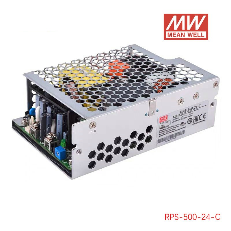 台湾明纬开关电源RPS-500-12/15/18/24/27/36/48-C医疗机壳型500W