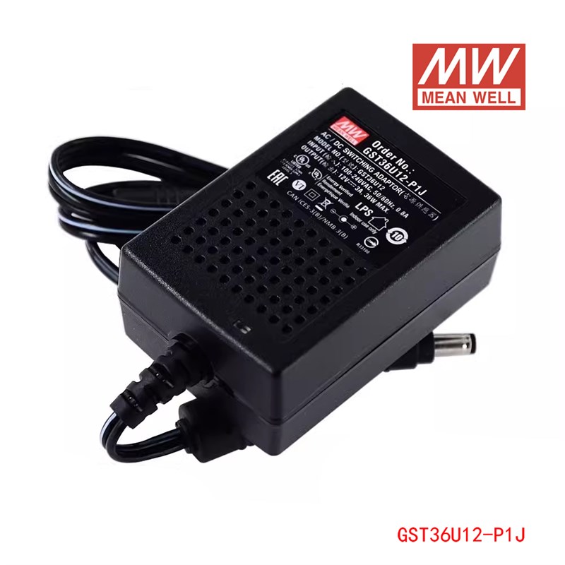 GST36B明纬P1J电源适配器36W B05/B09/B12/B24/B48V GS 5V7V9V