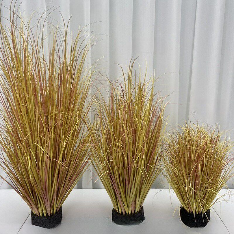 仿真草丛草堆禾苗洋葱草景观装饰立体草垛摆件商场橱窗造景假花草
