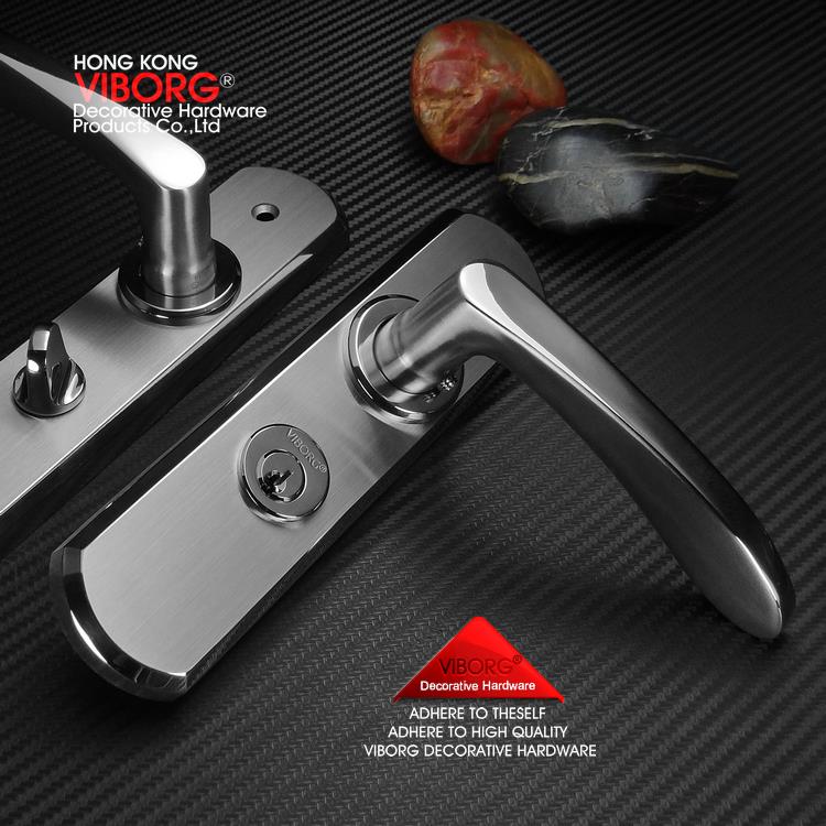 香港域堡 房门锁304不锈钢机械门锁卧室卫生间执手锁具木门锁B58