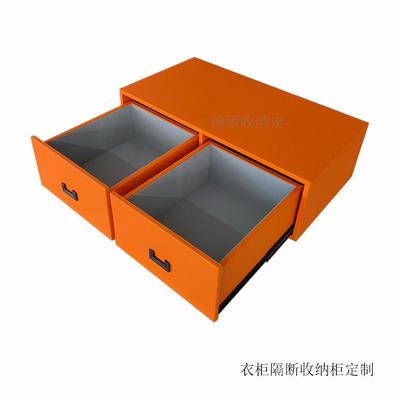 定制家用皮革首饰衣物收纳柜实木盒大容量卧室高端多层抽屉整理箱