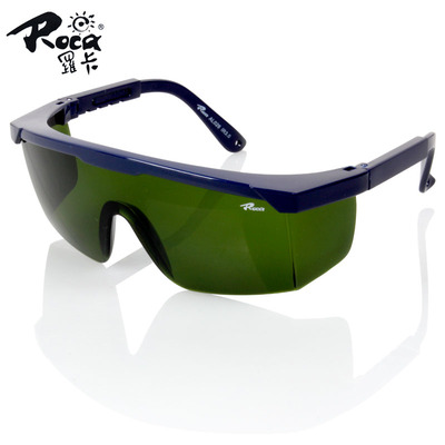 罗卡AL026电焊眼镜氩弧焊防冲击防强光电焊墨绿镜劳保焊工护目镜