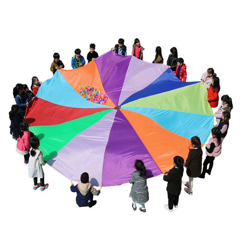 彩虹伞幼儿园户外早教游戏道具儿童感统训练玩具亲子体育活动器材