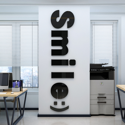 英文字母墙面贴纸办公室墙面装饰励志企业文化公司背景创意布置