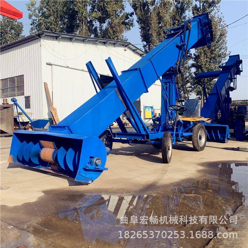 马路收粮自走式装车机24马力柴油扒粮机起粮机地面散粮装车机