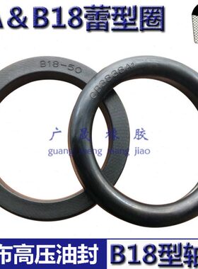 KVK夹布B18拉杆油封LA蕾型圈160*180 190/170 175*200*15 19 24mm