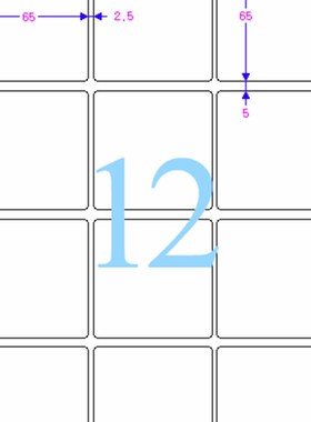 标签纸-A4-普通白色-空白-可打印-不干胶-爱雷博CL834(100张A4)