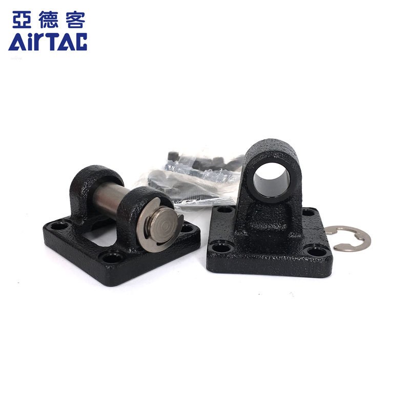 亚德客单耳/双耳底座 气缸附件F-SC32/40/50/60/80/100CA/CB