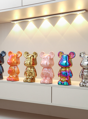 暴力熊轻奢玄关摆件客厅电视桌面家居饰品酒柜装饰品乔迁新居礼品