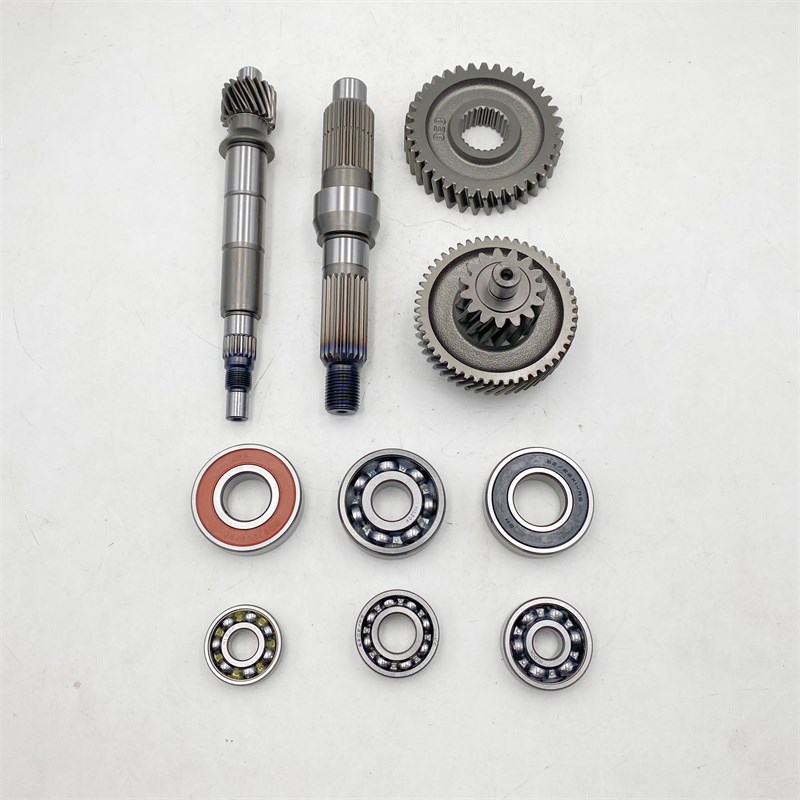 巧格i125套齿新福喜AS新巡鹰旭鹰赛鹰后K传动箱齿轮轴尾牙后轮轴