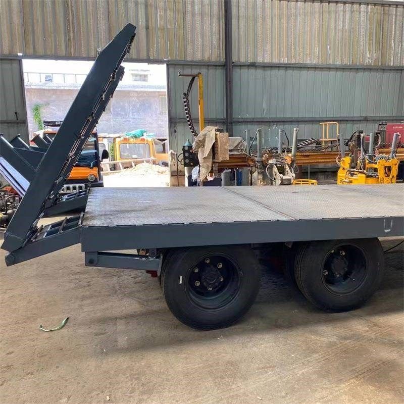 农用6-12吨拖拉机随车吊自备平板吊载重量大拉钢筋用起重吊厂家