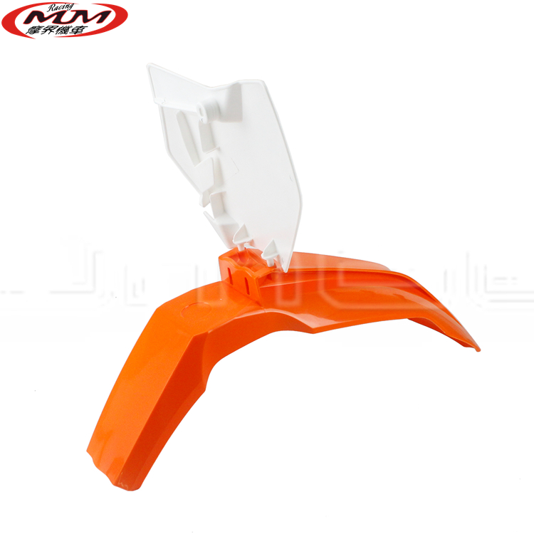 适用KTM摩托车配件250SX 250SX-F 250XC 前脸号码牌挡泥板前泥瓦