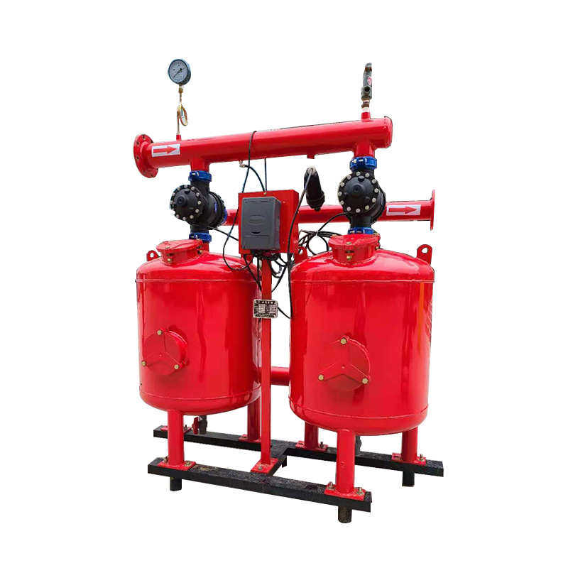 全自动反冲洗砂石过滤器农业灌溉智能水肥一体机叠片过滤器农业