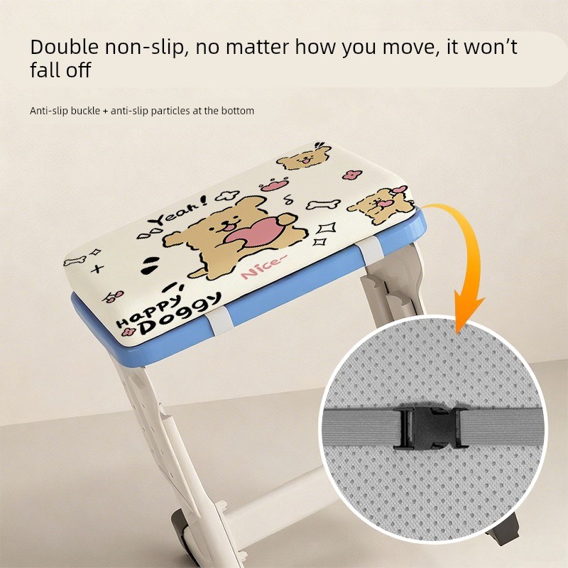 坐垫学生教室冬季防滑记忆棉加厚长方形椅子屁股垫凳子垫久坐海绵