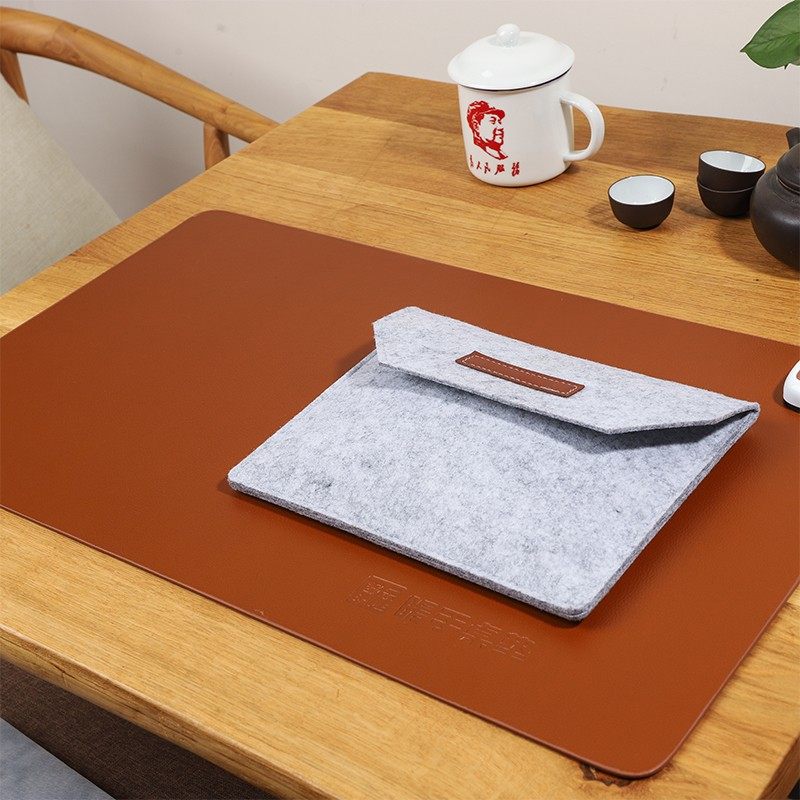 舒乐桌上暖垫 发热垫 暖手垫 暖桌垫 学生写字发热暖垫 无味 皮质