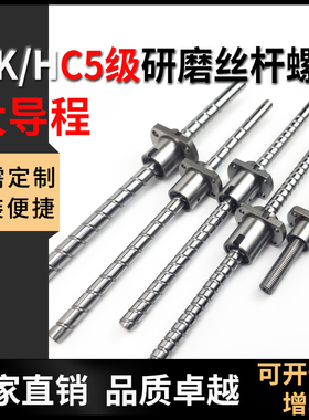 精密研磨C5微型滚珠丝杆SFK/H 0401 06D06 0808 1010 1220丝杠螺
