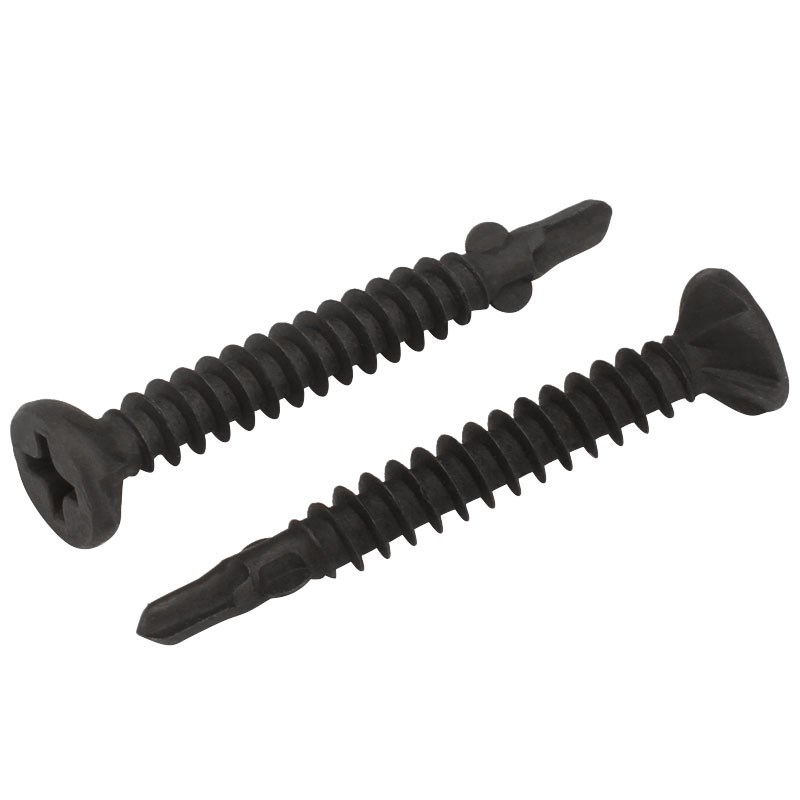 硅碳钙板用带翼夹耳钻尾螺丝沉头带翅燕尾钉刮削水泥板自攻螺钉