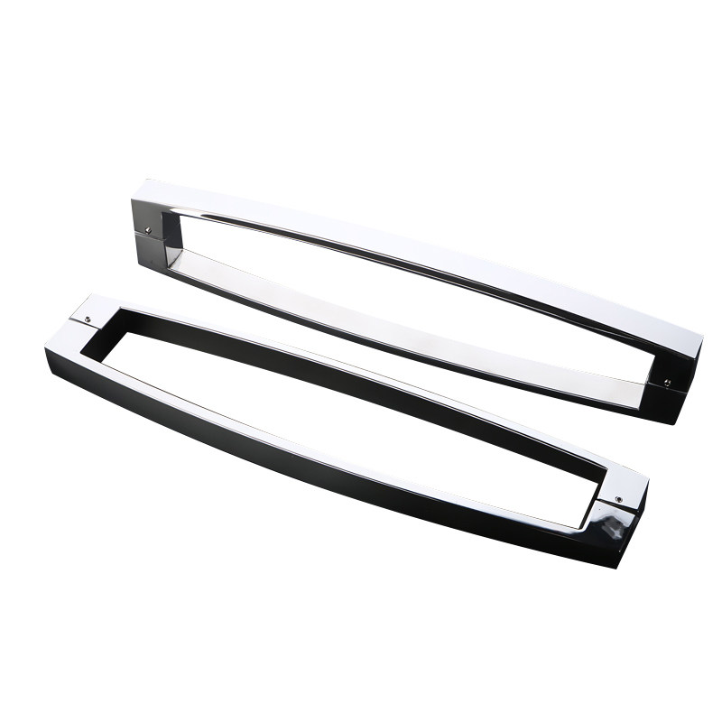 简约淋浴房拉手浴室玻璃门移门把手推拉淋浴门对装拉手孔距440