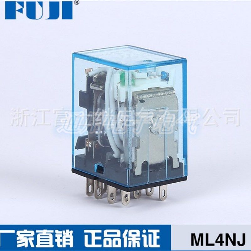 富继FUJI继电器 小型中间电磁 富士继电器MY4NJ DC24V