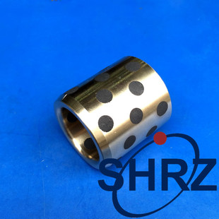 60铜合金直柱无油衬套石墨自润滑铜轴套 MPBZ20A