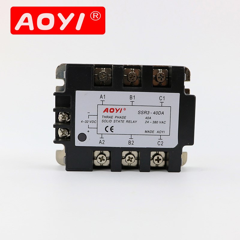 AOYI奥仪SSR3-90DA三相固态继电器直流控交流上海奥仪继电器厂家