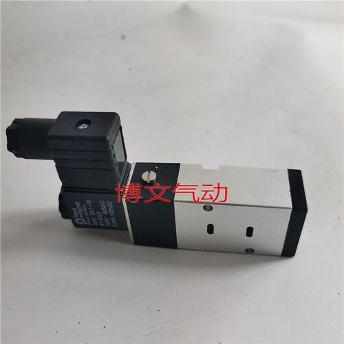 浙博文电磁阀4V210-08F板式贴面按装碟阀换向阀二位五通